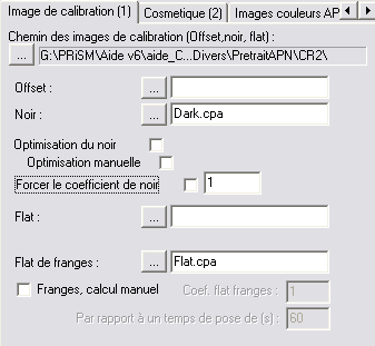 On fournit le chemin des images de prétraitement