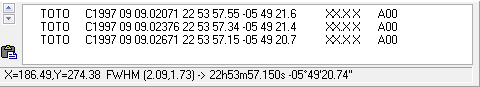 Lignes au format MPC