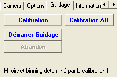 L'onglet Guidage