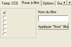L'onglet Filtre
