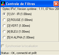 Le changement de filtres