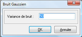 Régler la variance de la gaussienne