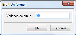 Régler la variance du bruit