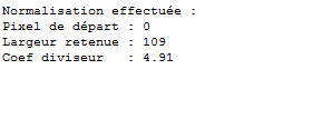 Fenêtre de sortie