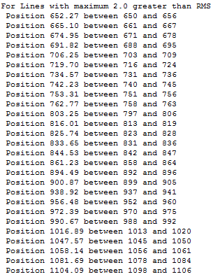 La fenêtre de sortie